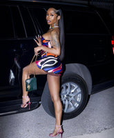 Miami Vice Mini Dress